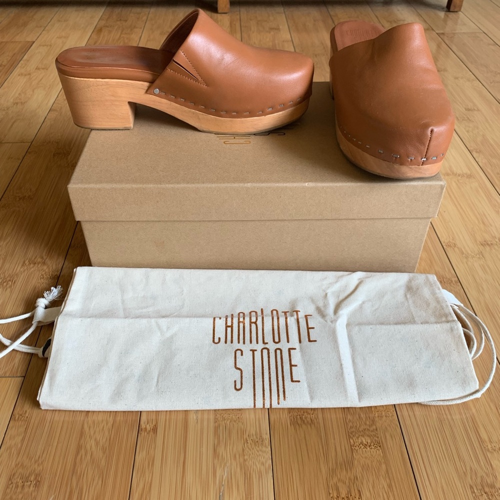 Charlotte Stone Martino clogged size 6 in luggage